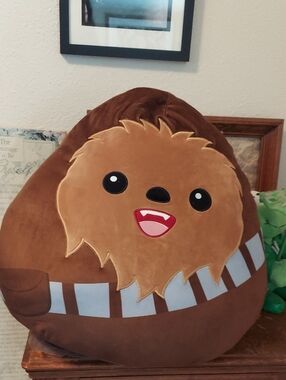 Chewbacca Plush Pillow - Brown Star Wars Character